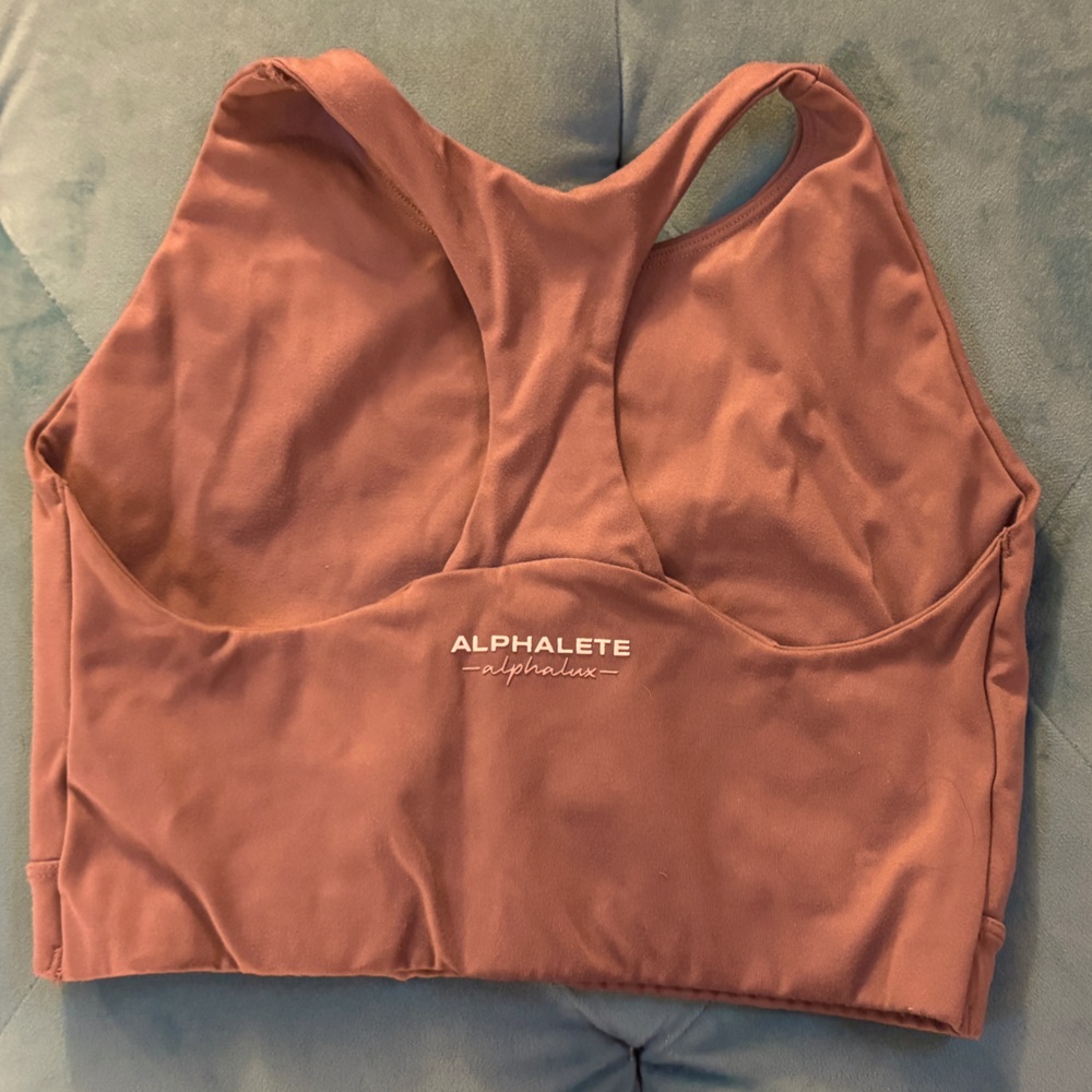 Alphalete  gray sports bra